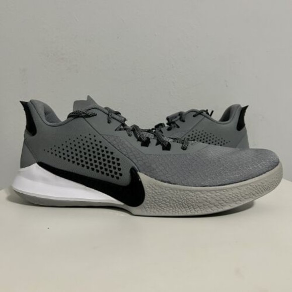 Nike Mamba Fury Team “Cool Grey” Men's Size 14 White Kobe